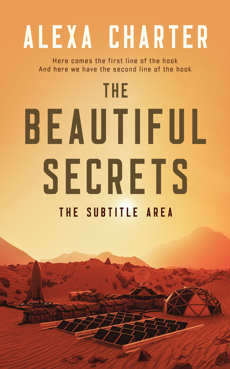 2D view of Premade Science Fiction Book Cover - Porsche