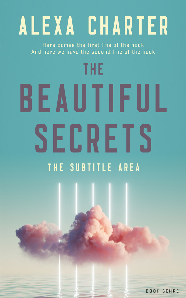 2D view of Premade Science Fiction Book Cover - Gulf Stream