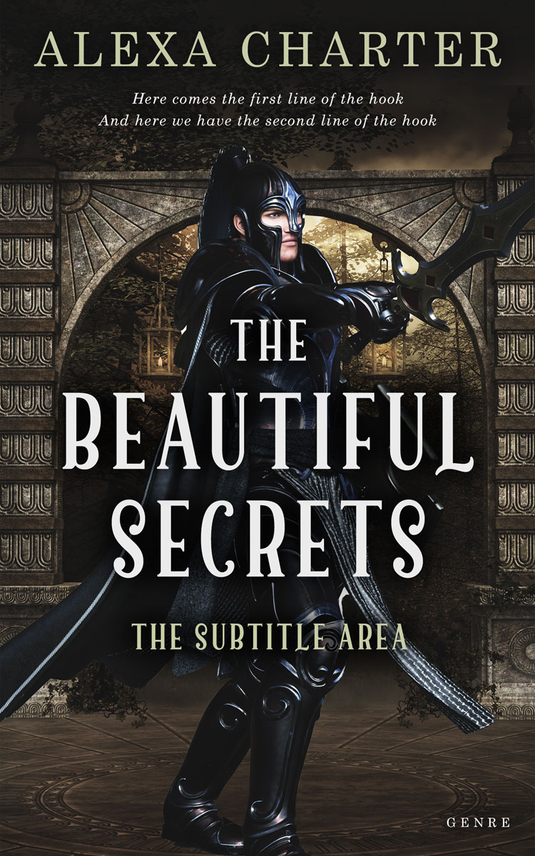 2D view of Premade Fantasy Book Cover - Dune