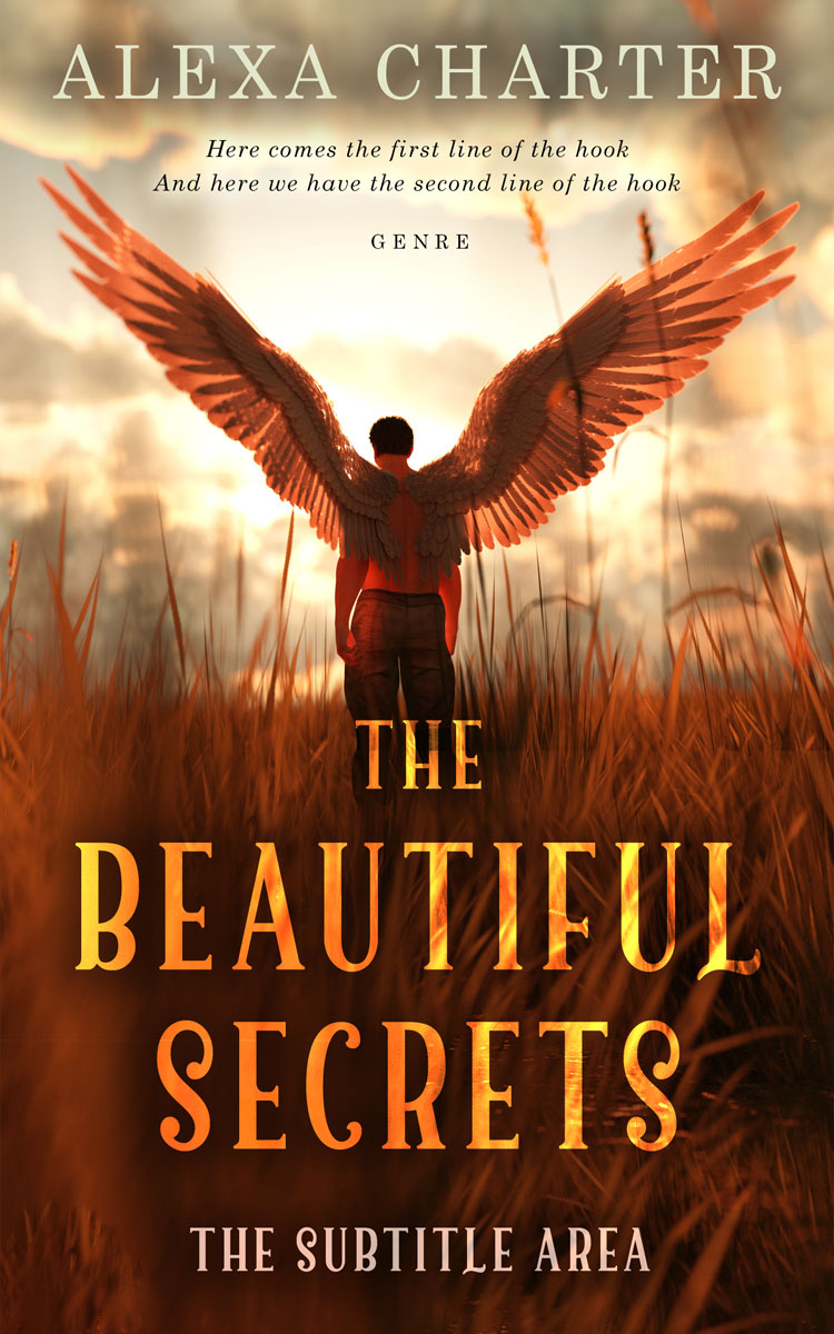 2D view of Premade Surreal Book Cover - Pickled Bean