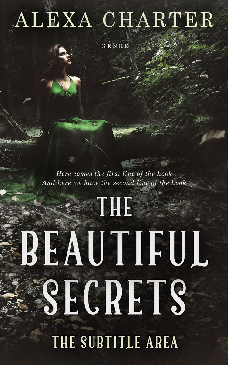 2D view of Premade Fantasy Book Cover - Zeus