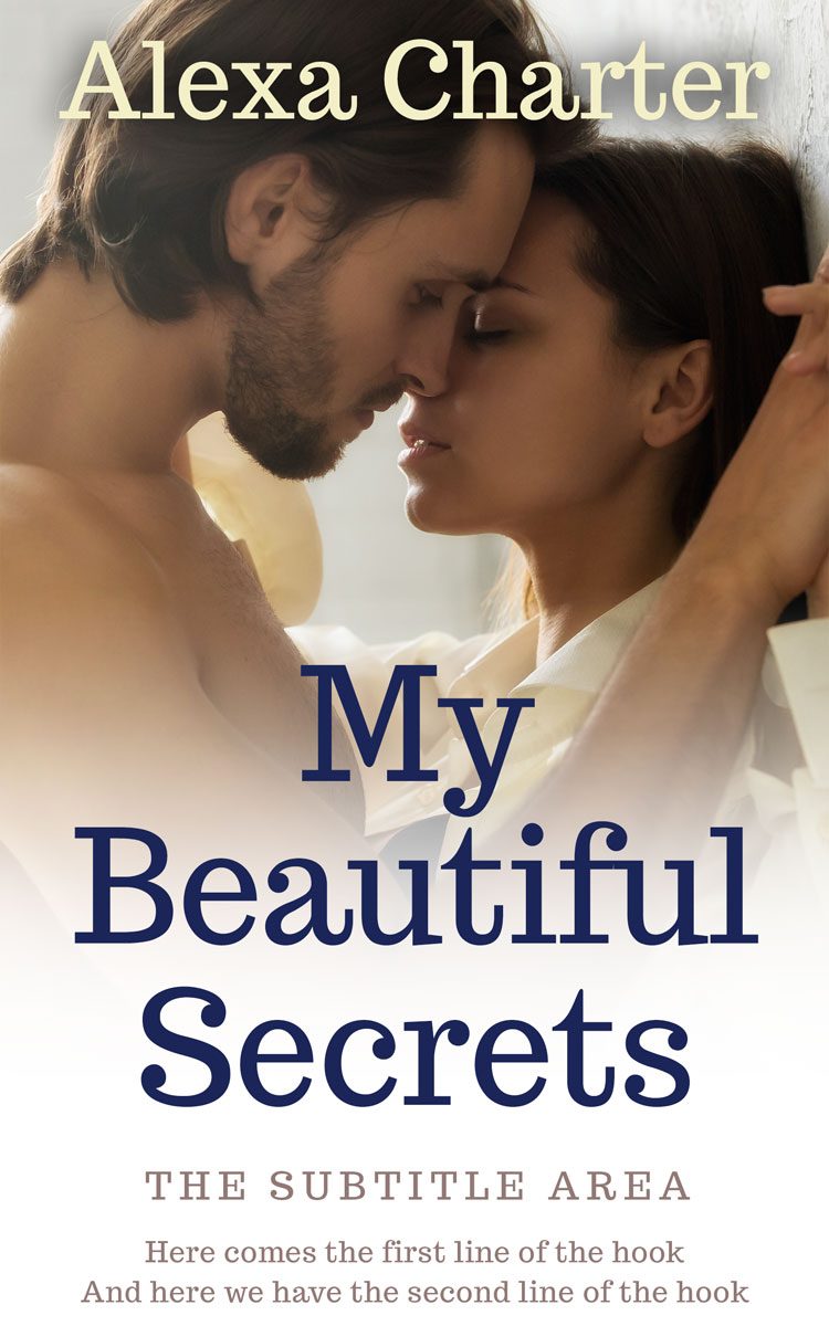 2D view of Premade Erotica Book Cover - Soft Amber