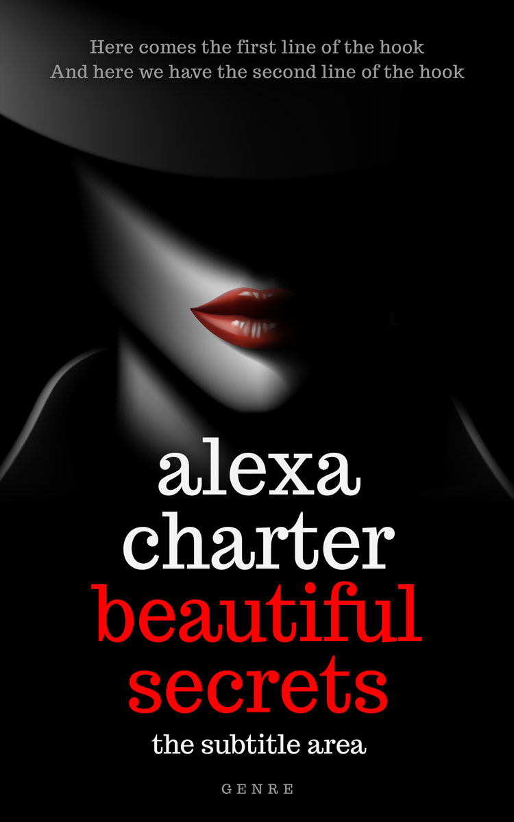 2D view of Premade Erotica Book Cover - Cod Gray