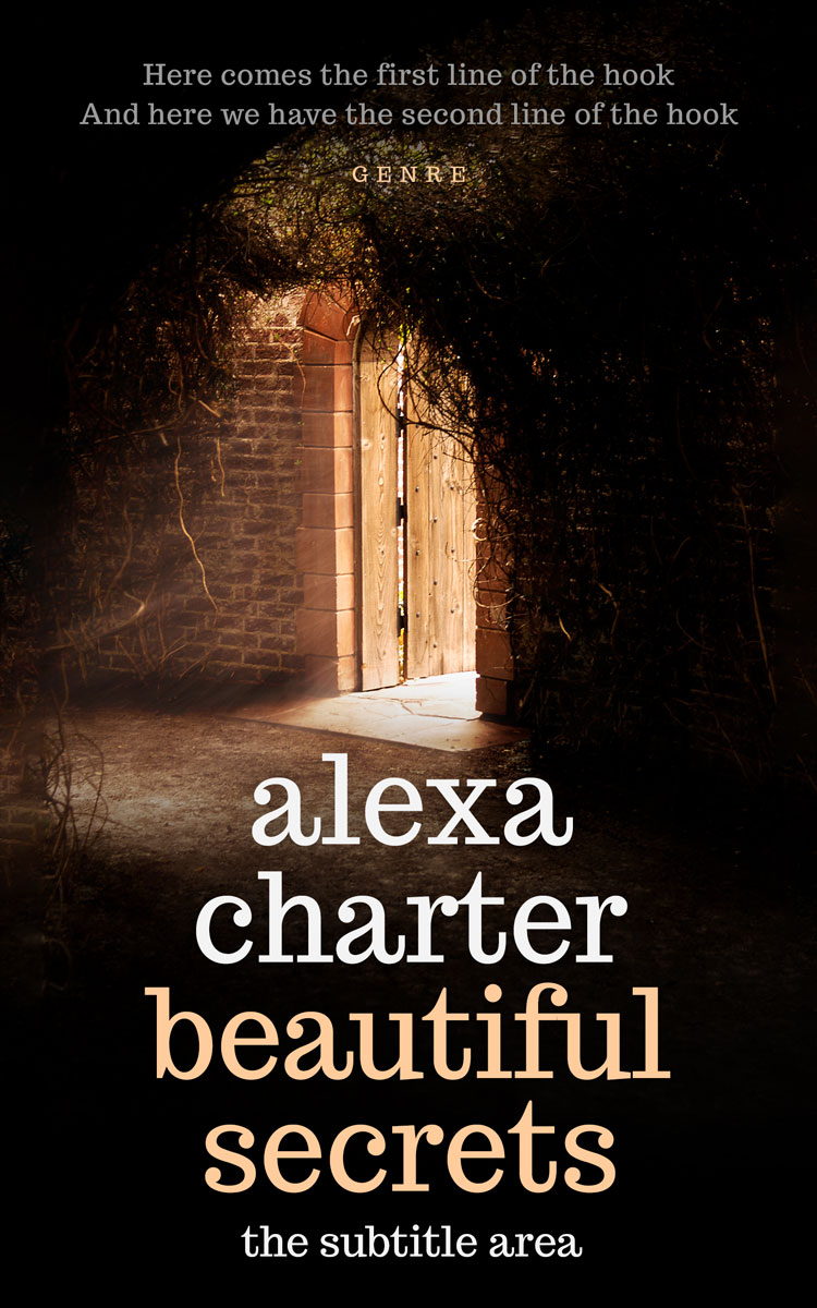 2D view of Premade Mystery & Thriller & Suspense Book Cover - Tan