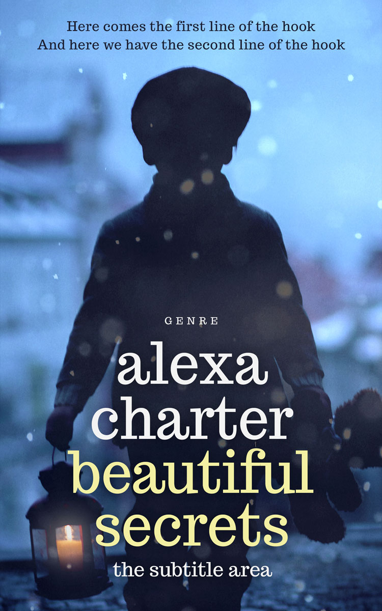 2D view of Premade Action & Adventure Book Cover - Ebony Clay