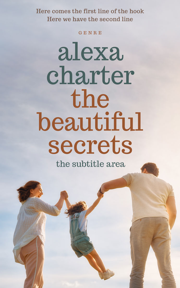 2D view of Premade Family & Parenting Book Cover - Gray Suit