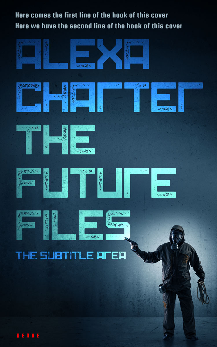 2D view of Premade Apocalyptica Book Cover - Big Stone