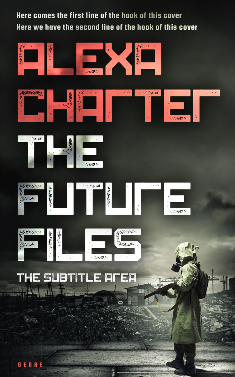 2D view of Premade Mystery & Thriller & Suspense Book Cover - Heavy Metal