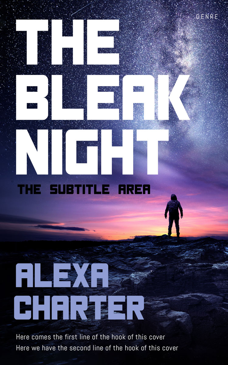 2D view of Premade Mystery & Thriller & Suspense Book Cover - London Hue