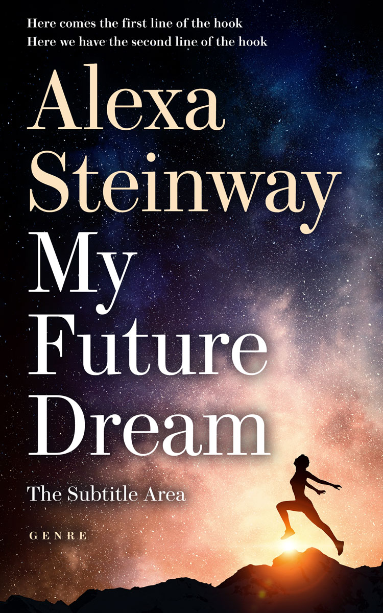 2D view of Premade Health & Dieting & Fitness Book Cover - Cameo