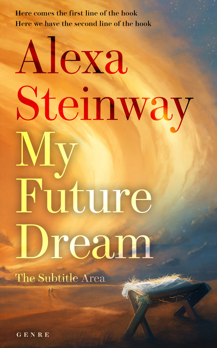 2D view of Premade Fantasy Book Cover - Tussock