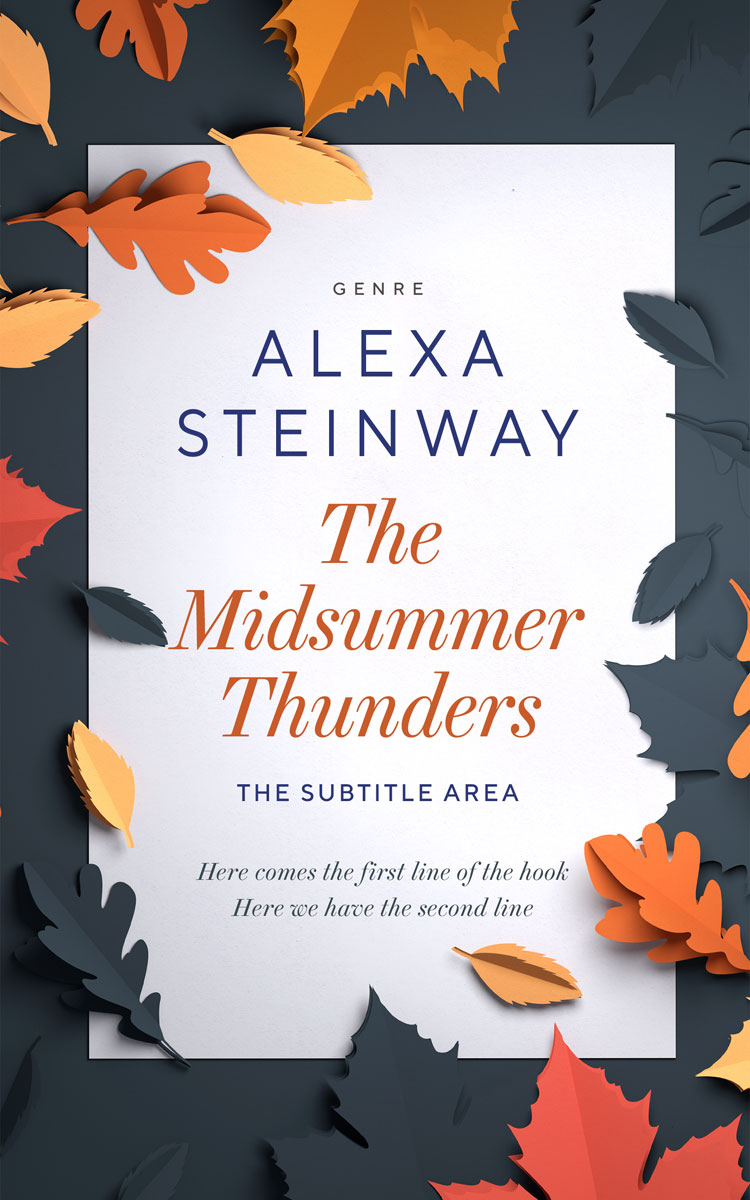 2D view of Premade Nature Book Cover - Athens Gray