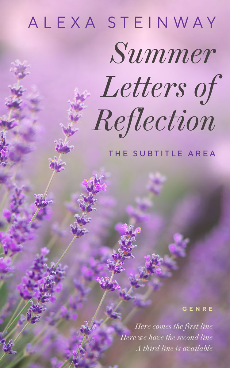 2D view of Premade Nature Book Cover - London Hue