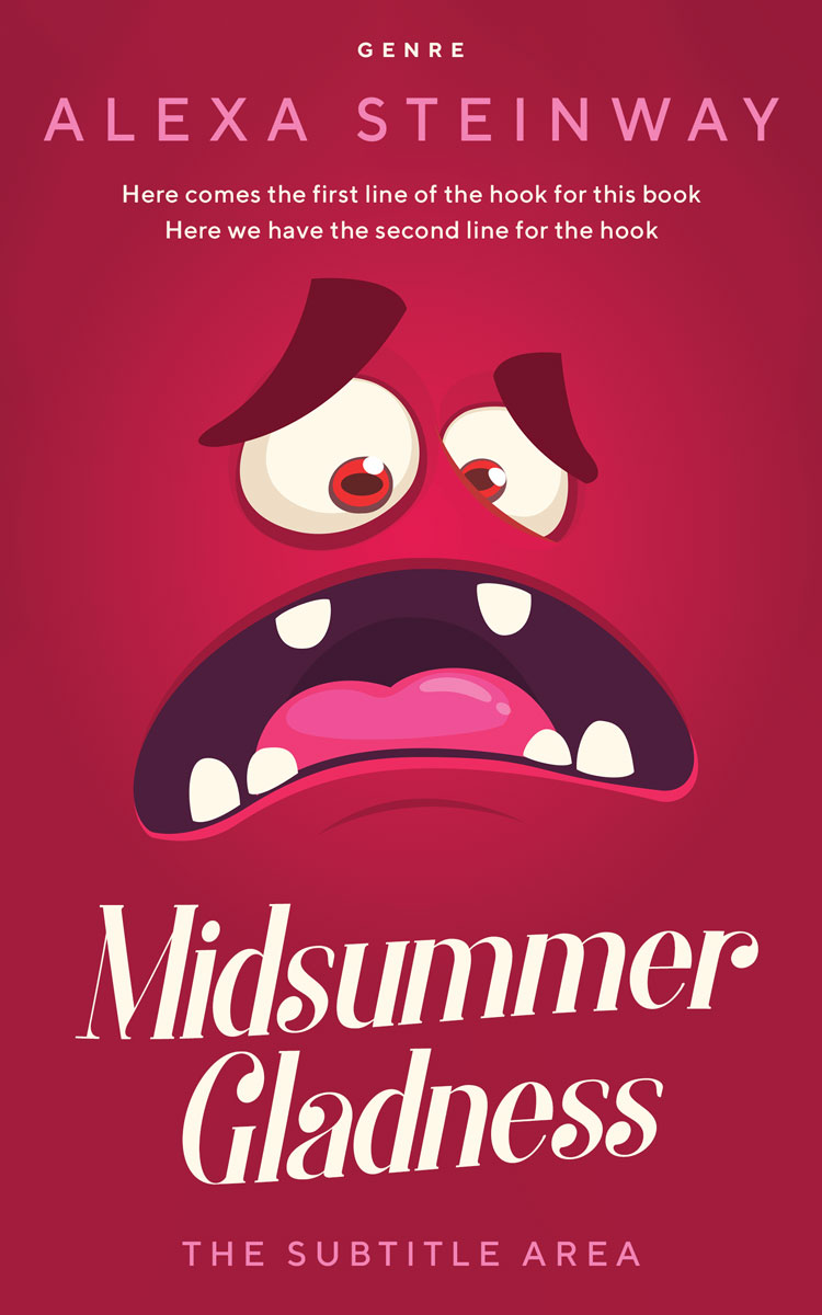 2D view of Premade Children's Book Cover - Cardinal