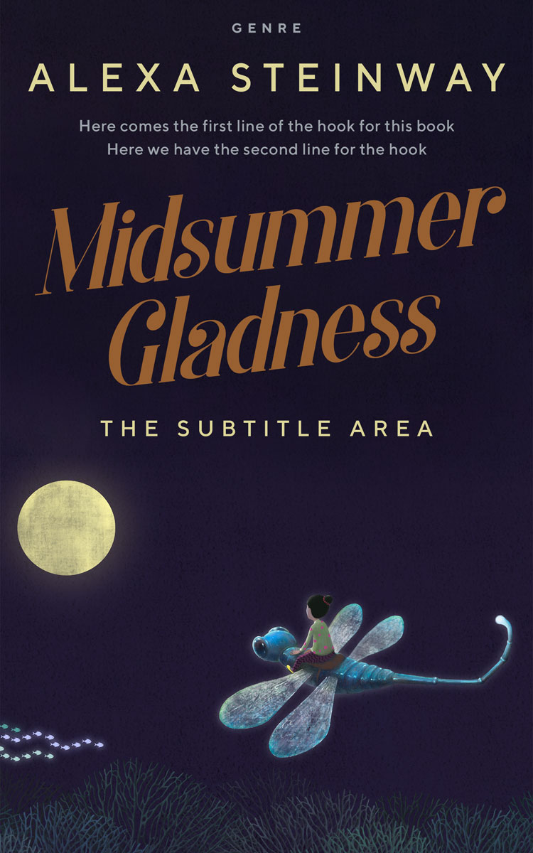 2D view of Premade Children's Book Cover - Mirage