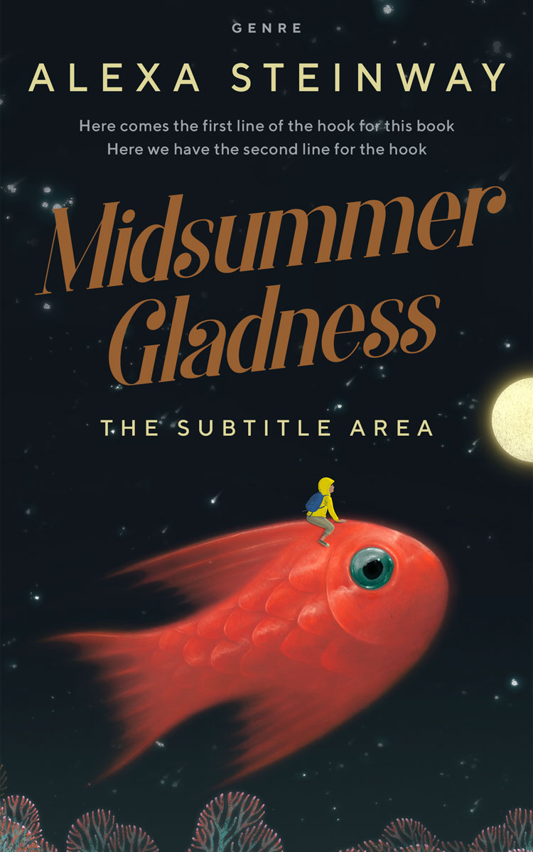 2D view of Premade Surreal Book Cover - Bunker