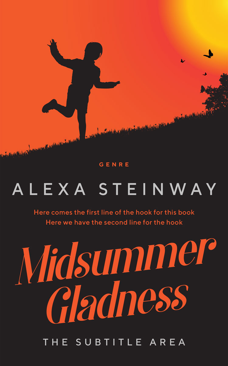 2D view of Premade Teen & Young Adult Book Cover - Flamingo