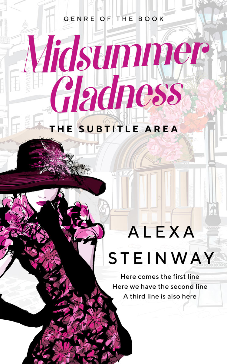 2D view of Premade Chick Lit Book Cover - Night Rider