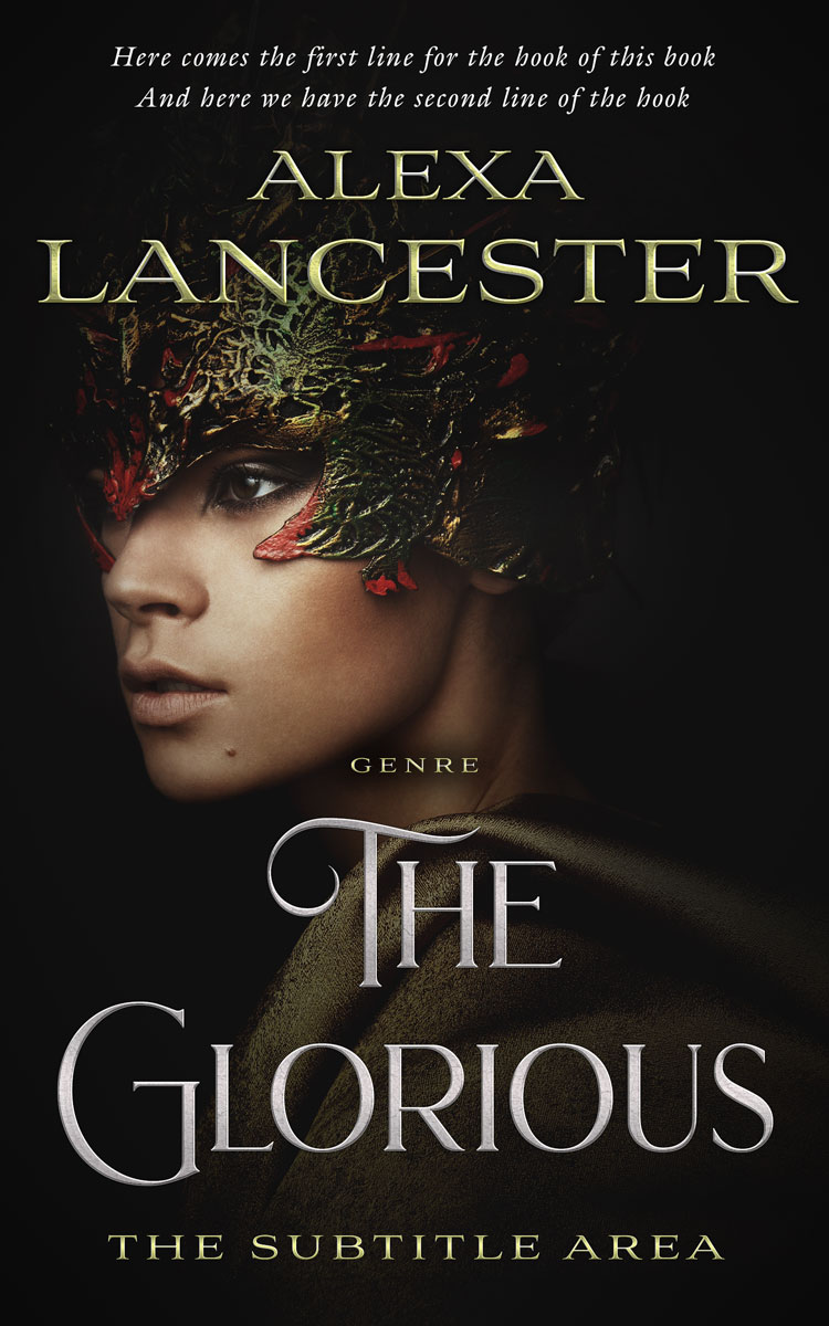 2D view of Premade Surreal Book Cover - Cod Gray