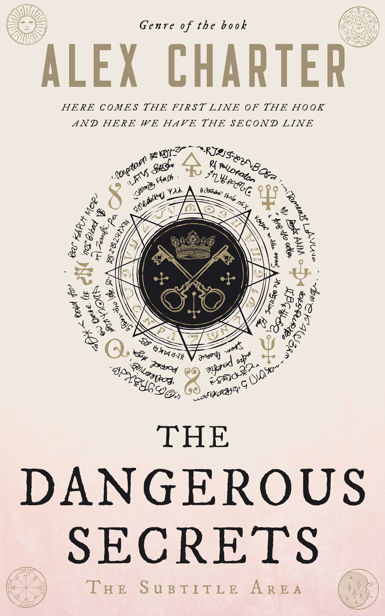 2D view of Premade Fantasy Book Cover - Pot Pourri