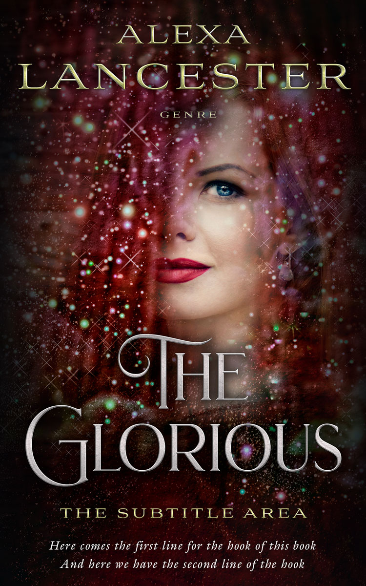 2D view of Premade Fantasy Book Cover - Coffee Bean