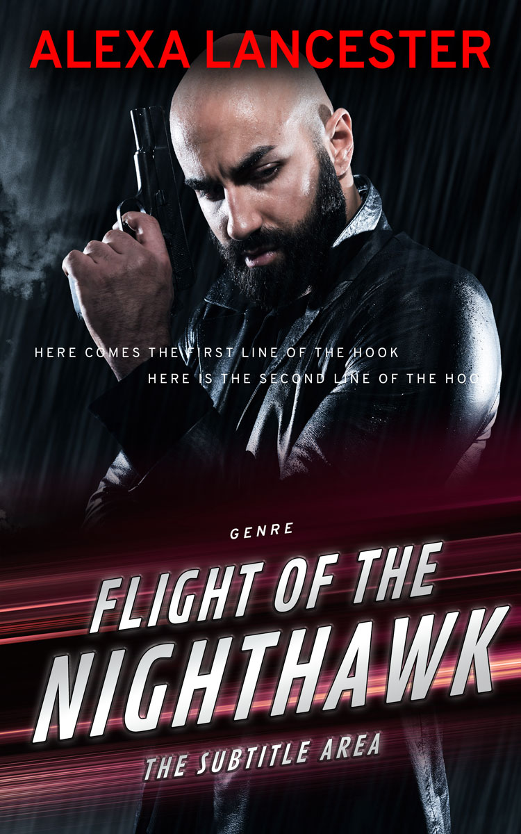 2D view of Premade Mystery & Thriller & Suspense Book Cover - Thunder