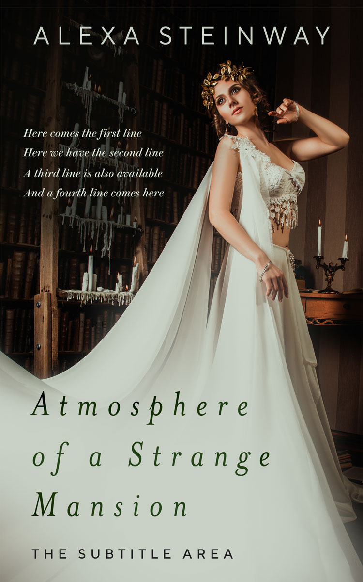 2D view of Premade Fantasy Book Cover - Kangaroo