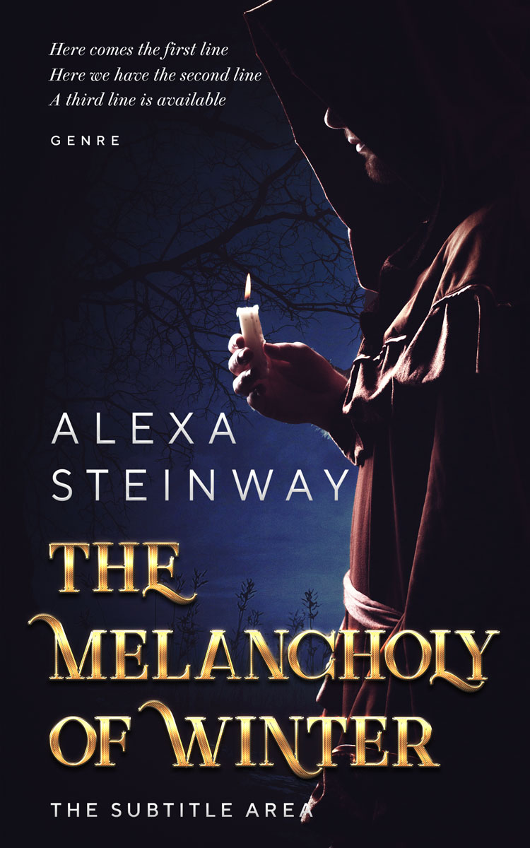 2D view of Premade Mystery & Thriller & Suspense Book Cover - Cinder