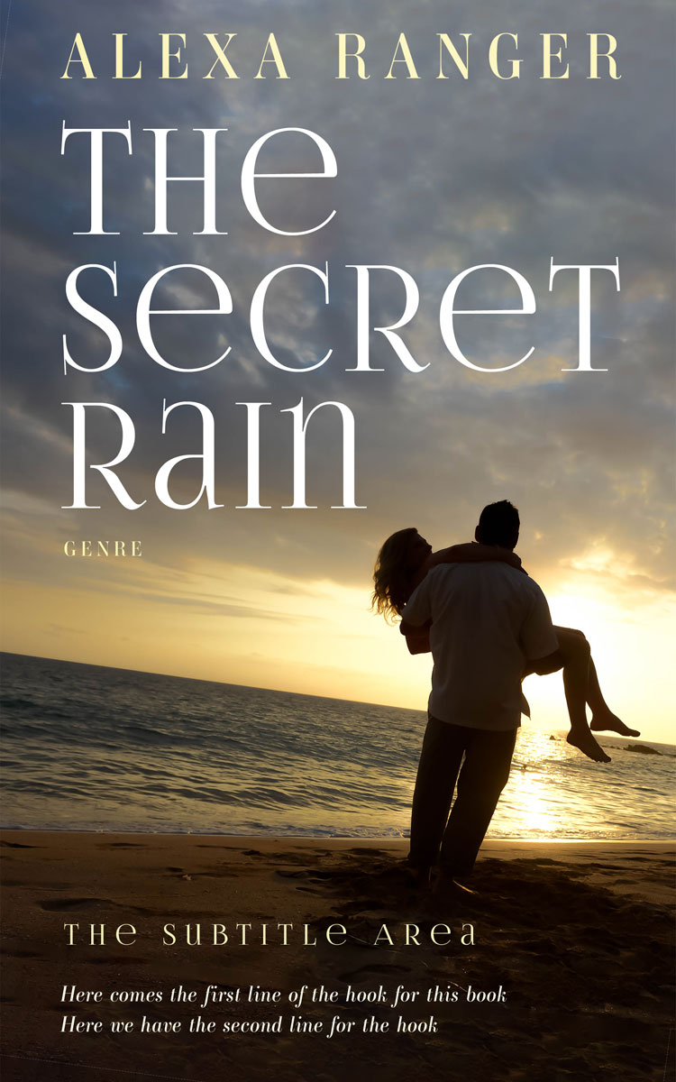 2D view of Premade Romance Book Cover - Masala