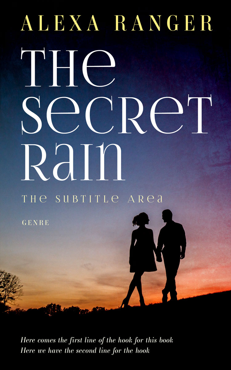 2D view of Premade Romance Book Cover - Brandy Rose