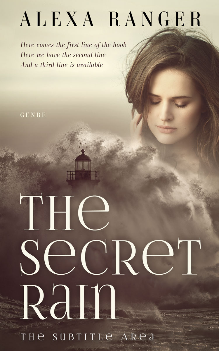 2D view of Premade Romance Book Cover - Pine Cone