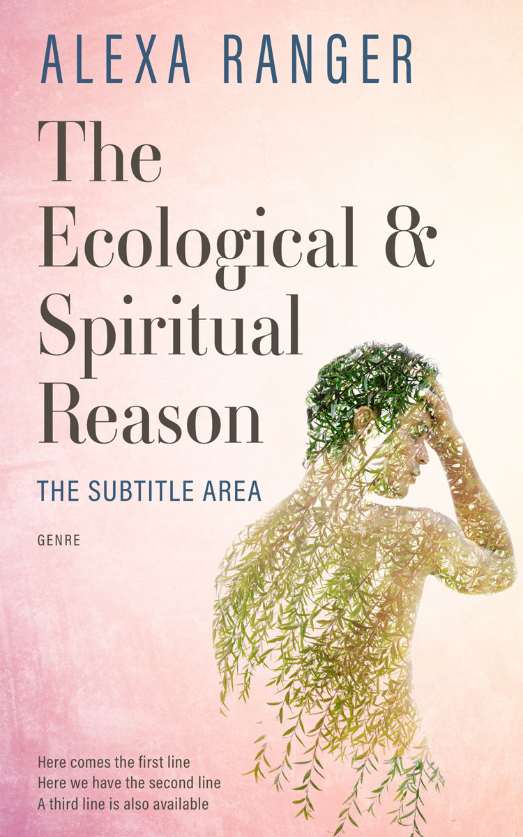 2D view of Premade Environment & Ecology Book Cover - Linen