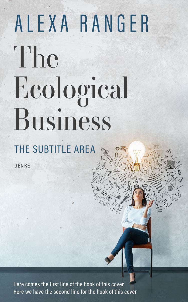 2D view of Premade Self-Improvement & Self-Help Book Cover - Iron