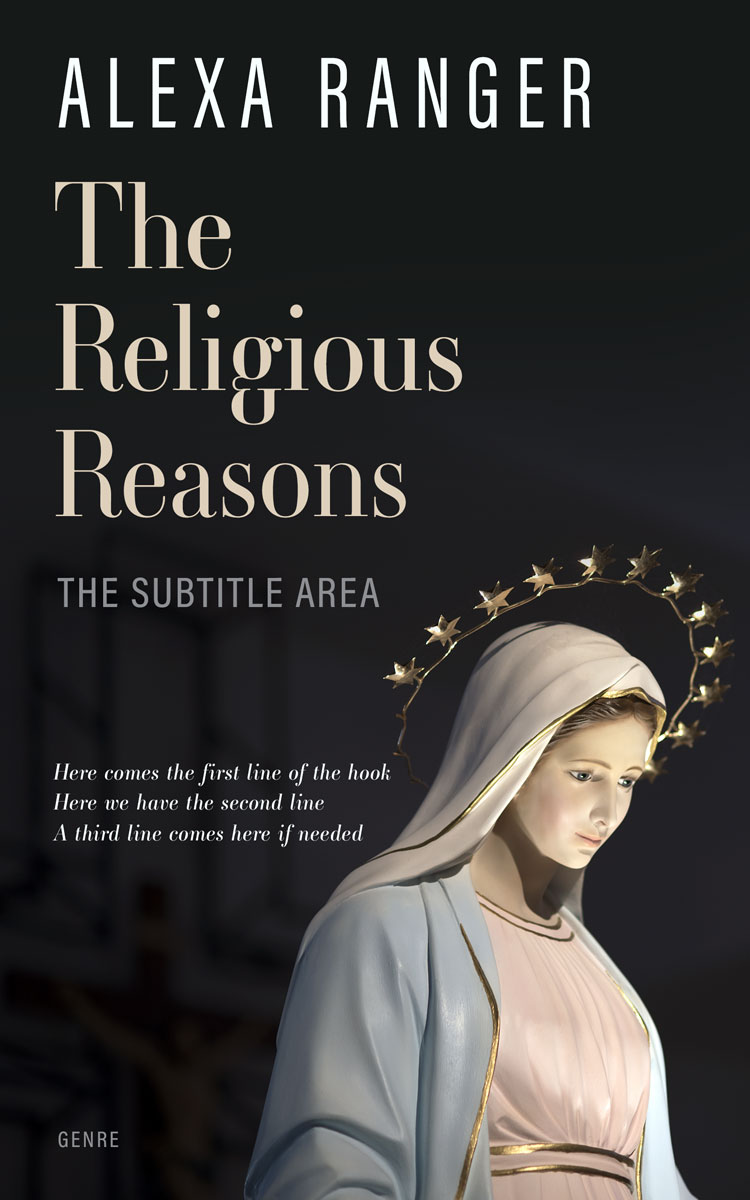 2D view of Premade Religion & Spirituality Book Cover - Shark