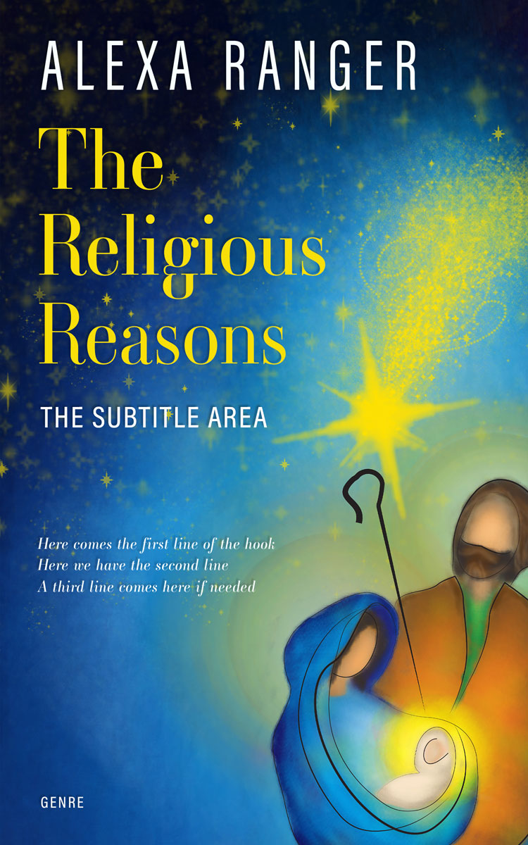 2D view of Premade Religion & Spirituality Book Cover - Jelly Bean