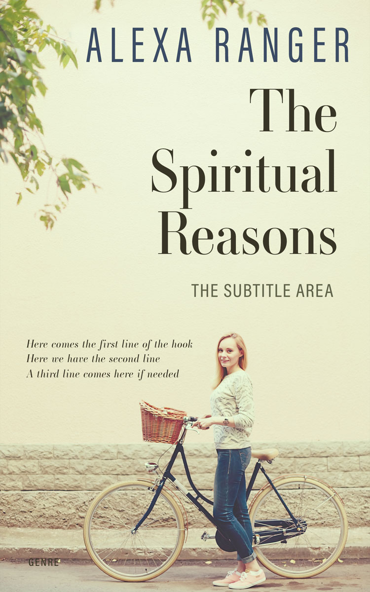 2D view of Premade Teen & Young Adult Book Cover - White Rock