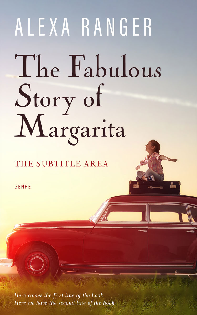 2D view of Premade Travel Book Cover - Mocha