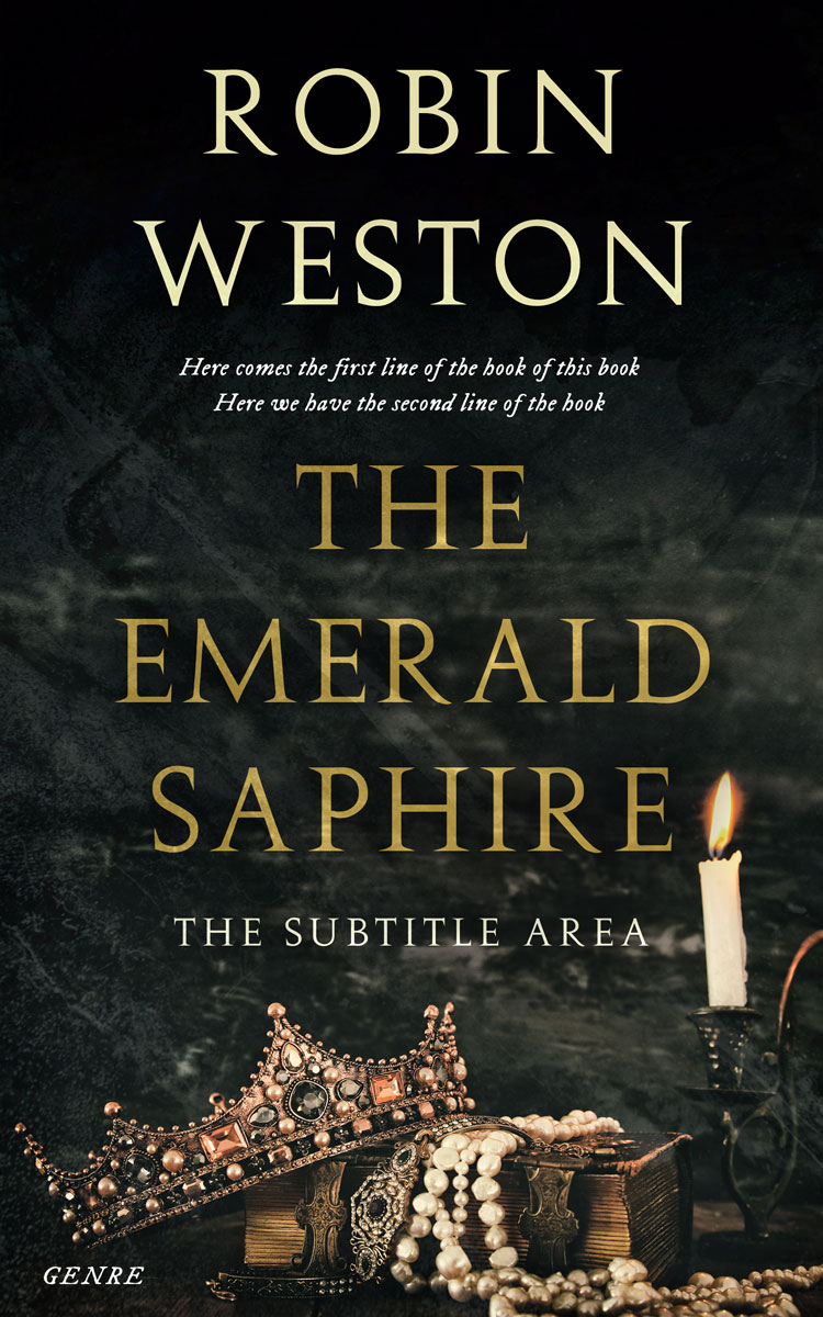 2D view of Premade Historical Book Cover - Heavy Metal