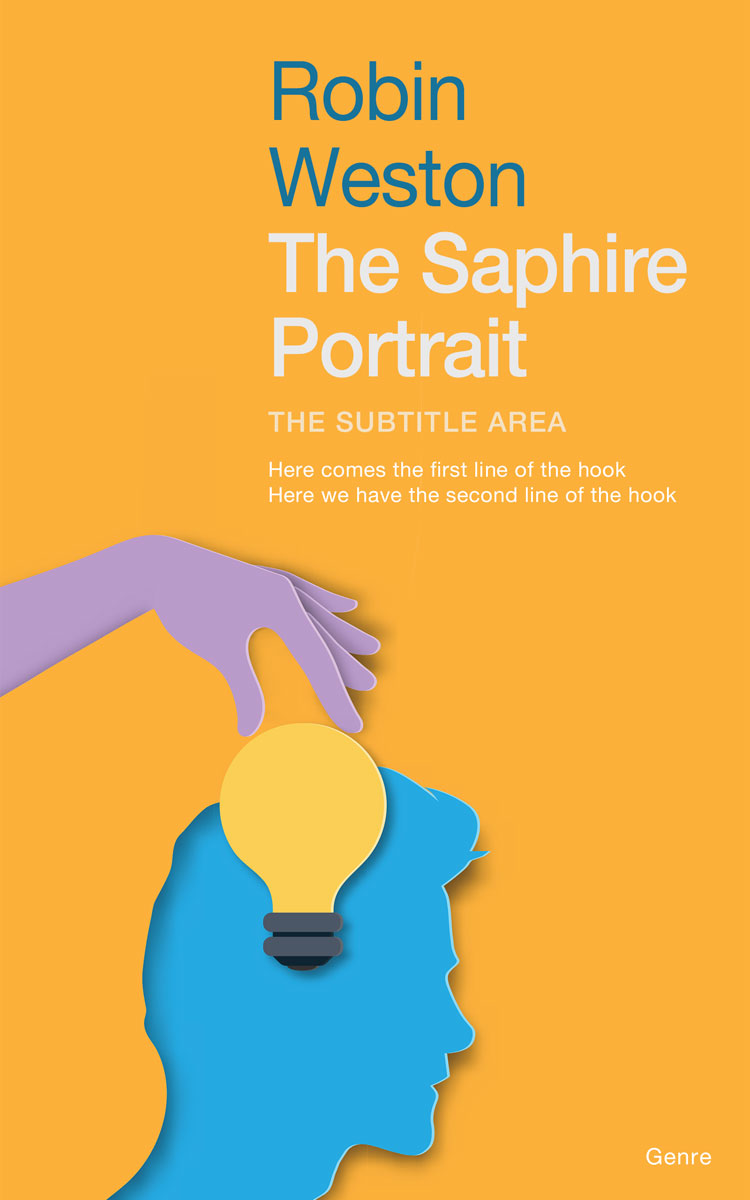 2D view of Premade Education Book Cover - Yellow Orange