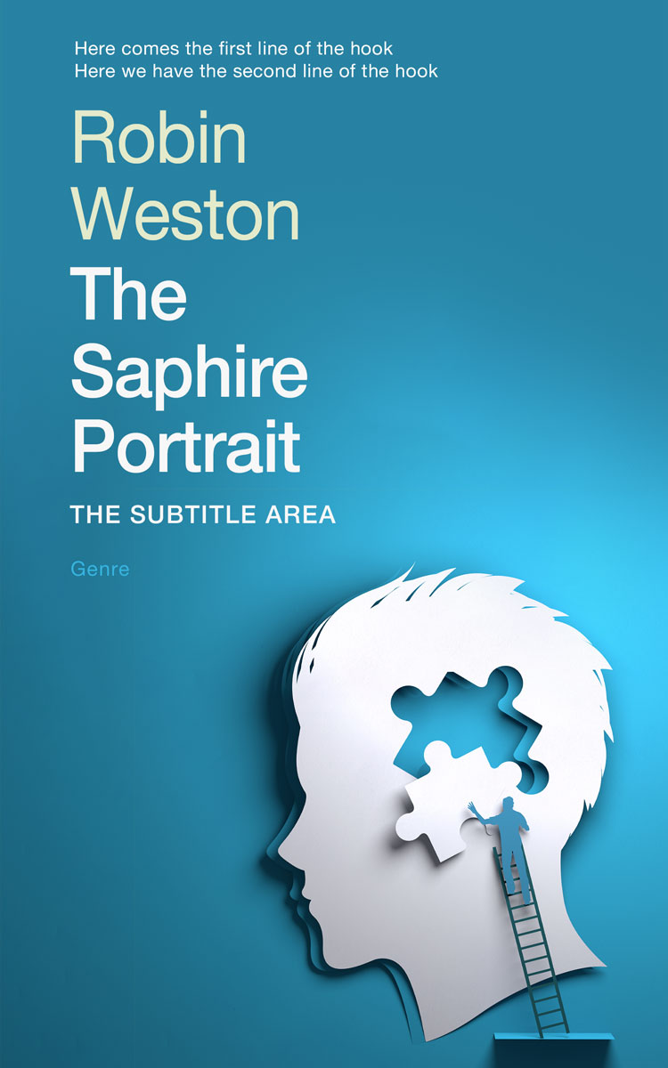 2D view of Premade Self-Improvement & Self-Help Book Cover - Jelly Bean