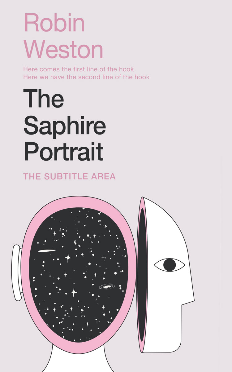 2D view of Premade Self-Improvement & Self-Help Book Cover - Ebb