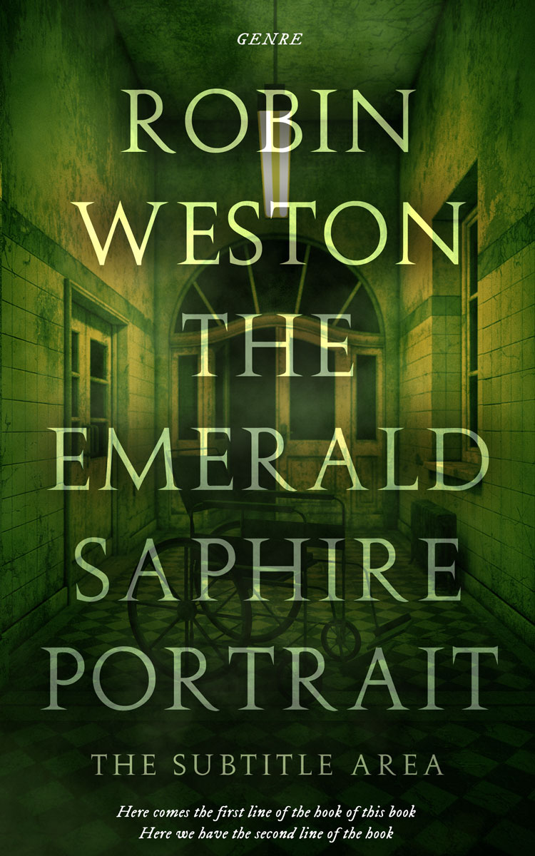 2D view of Premade Horror Book Cover - Palm Leaf