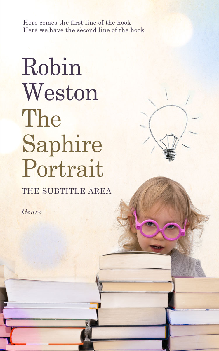 2D view of Premade Education Book Cover - Dawn Pink