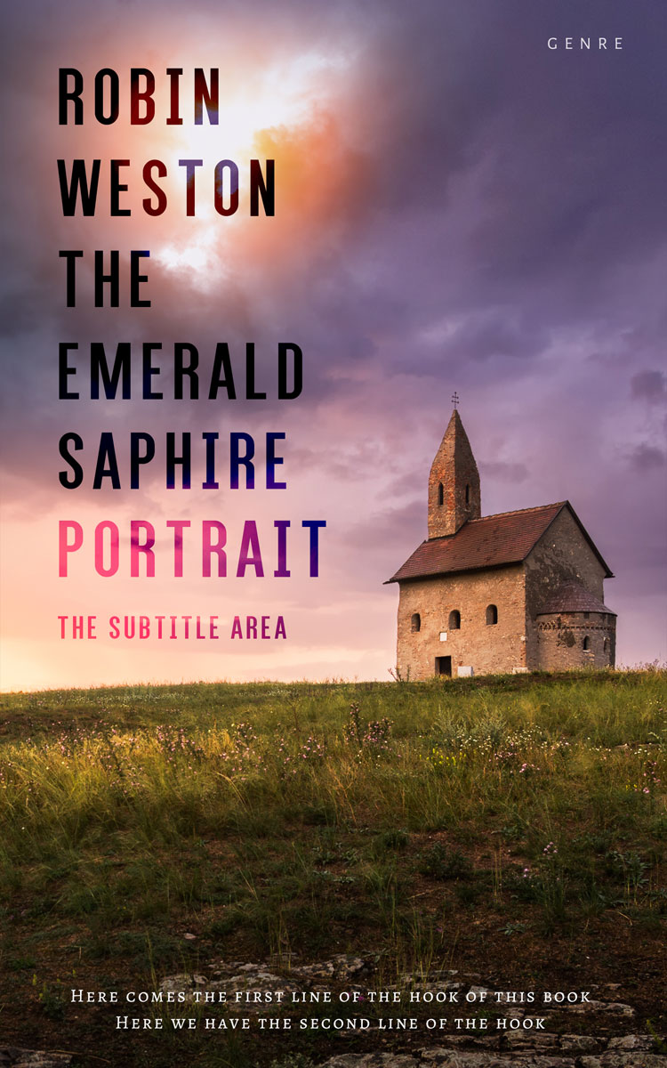 2D view of Premade Religion & Spirituality Book Cover - Taupe