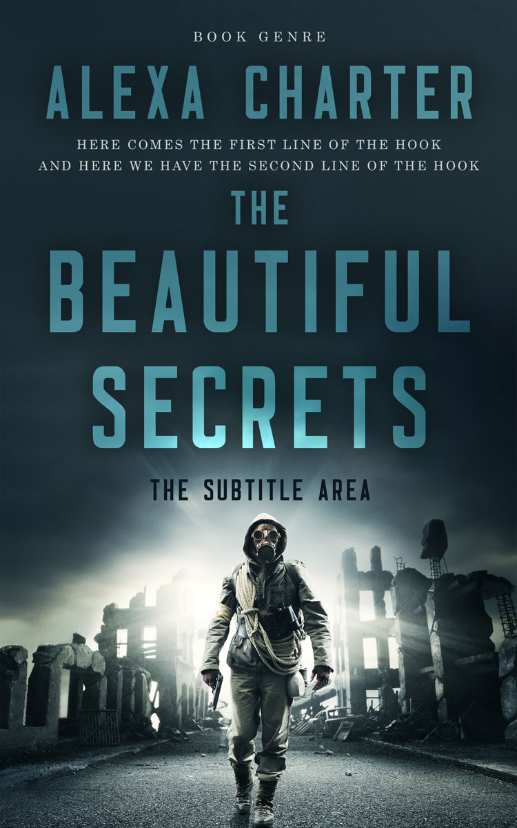 2D view of Premade Mystery & Thriller & Suspense Book Cover - Mirage