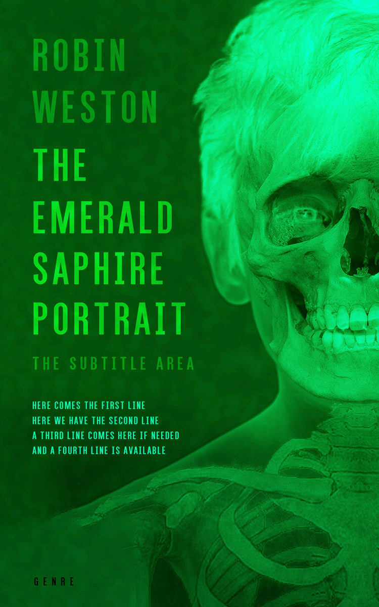 2D view of Premade Horror Book Cover - San Felix