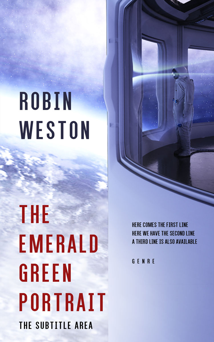 2D view of Premade Science Fiction Book Cover - Spindle