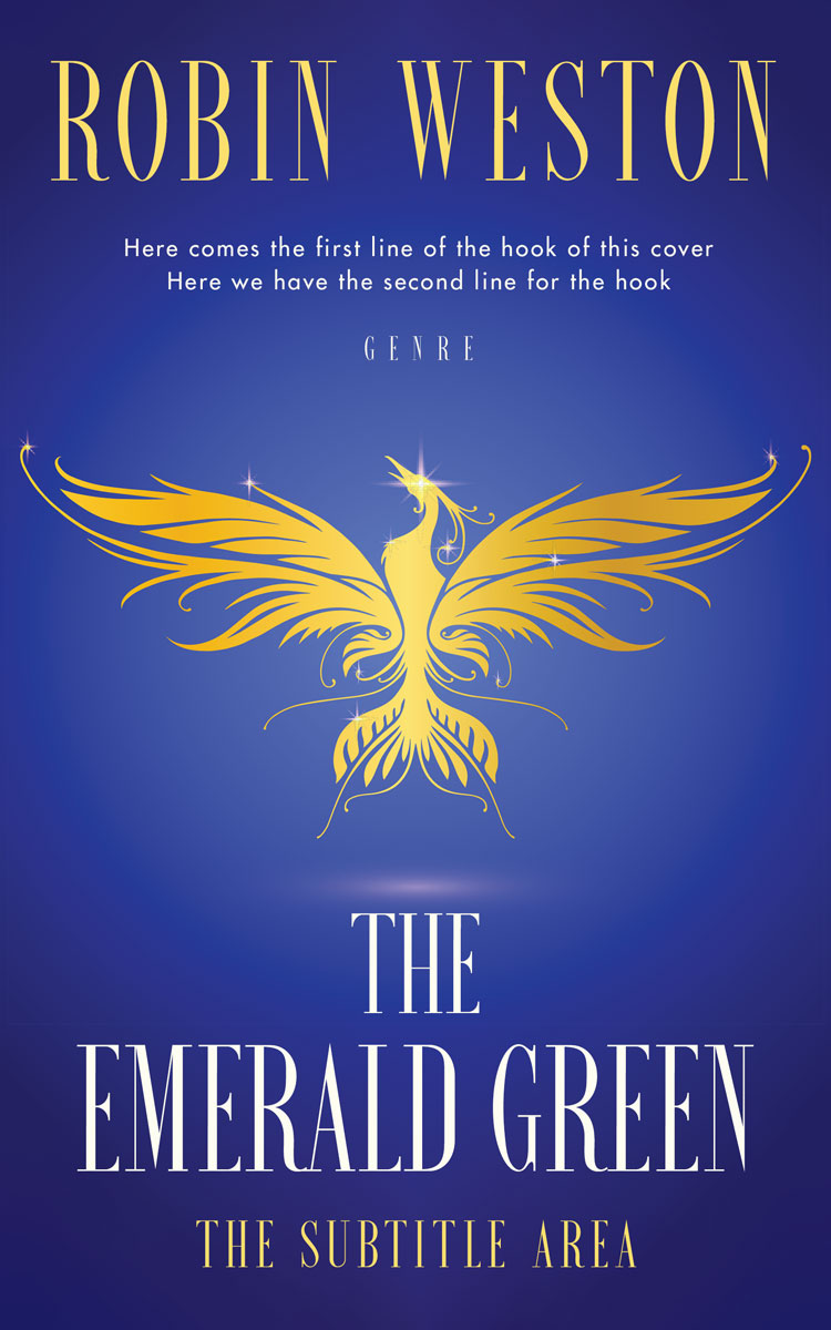 2D view of Premade Fantasy Book Cover - Chambray