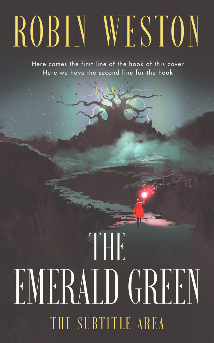 2D view of Premade Teen & Young Adult Book Cover - Tundora