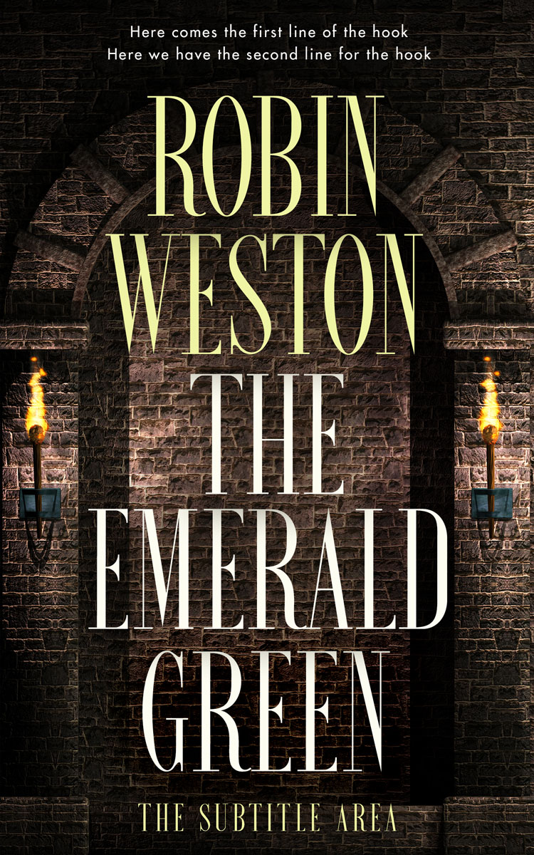 2D view of Premade Historical Book Cover - Oil